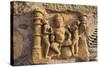 Erotic Sculptures of Khajuraho, Madhya Pradesh, India-Jagdeep Rajput-Stretched Canvas