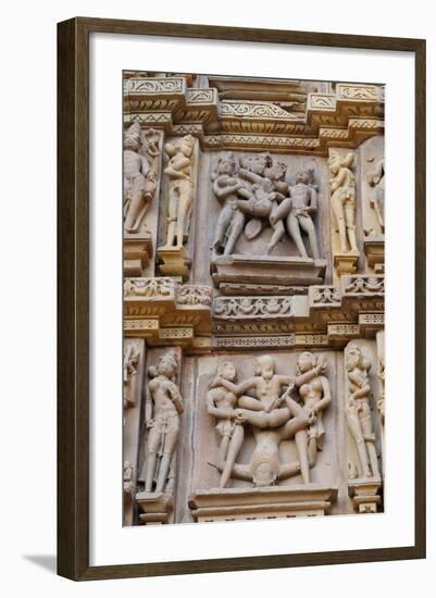 Erotic Sculptures of Varaha Temple-Bhaskar Krishnamurthy-Framed Photographic Print