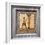 Erotic Tile Mosaic of Pan and Hamadryad from Pompeii, Nat'l Archaeological Museum, Naples, Italy-Miva Stock-Framed Photographic Print