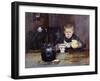 Errand boy drinking coffee, 1885-Christian Krohg-Framed Giclee Print