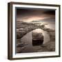 Erratic in Tidal Pool on Isle of Taransay, South Harris, Outer Hebrides, Scotland, UK-Lee Frost-Framed Photographic Print