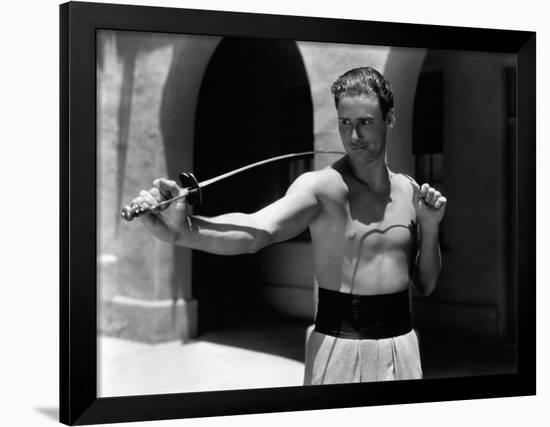 Errol Flynn, 1935-null-Framed Premium Photographic Print