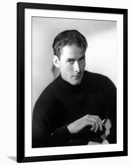 Errol Flynn, 1935-null-Framed Photographic Print