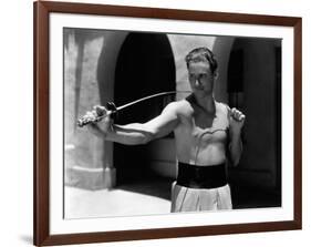 Errol Flynn, 1935-null-Framed Photographic Print