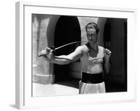 Errol Flynn, 1935-null-Framed Photographic Print