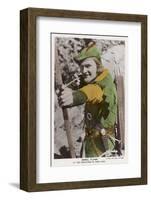 Errol Flynn as Robin Hood-null-Framed Photographic Print