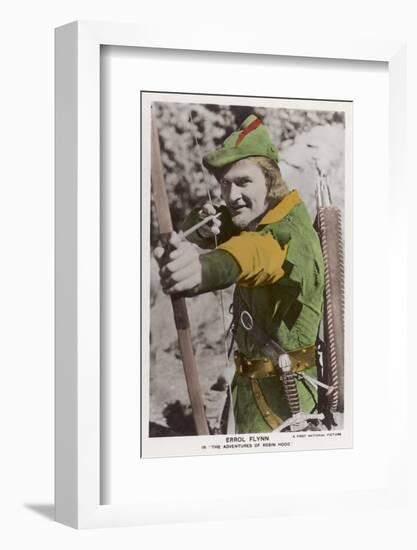 Errol Flynn as Robin Hood-null-Framed Photographic Print