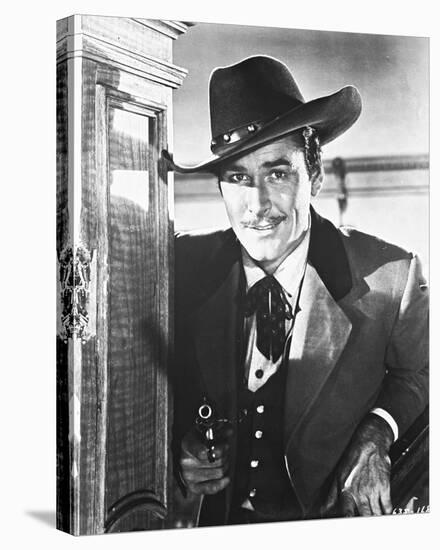 Errol Flynn - Dodge City-null-Stretched Canvas