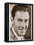 Errol Flynn Film Actor Best Known for His Swashbuckling Roles-null-Framed Stretched Canvas