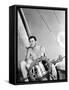 Errol Flynn Relaxing on His Yacht, October 20, 1937-null-Framed Stretched Canvas