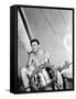 Errol Flynn Relaxing on His Yacht, October 20, 1937-null-Framed Stretched Canvas