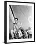 Errol Flynn Relaxing on His Yacht, October 20, 1937-null-Framed Photo