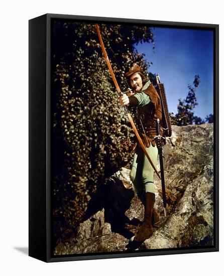 Errol Flynn - The Adventures of Robin Hood-null-Framed Stretched Canvas