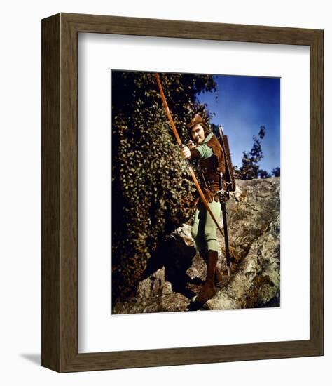 Errol Flynn - The Adventures of Robin Hood-null-Framed Photo