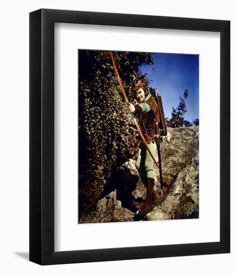 Errol Flynn - The Adventures of Robin Hood-null-Framed Photo