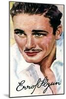 Errol Leslie Thomson Flynn, (1909-195), Australian Film Actor, 20th Century-null-Mounted Giclee Print