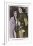 Erroll Flynn as Robin and Olivia de Havilland as Maid Marian in "The Adventures of Robin Hood" 1938-null-Framed Premium Giclee Print