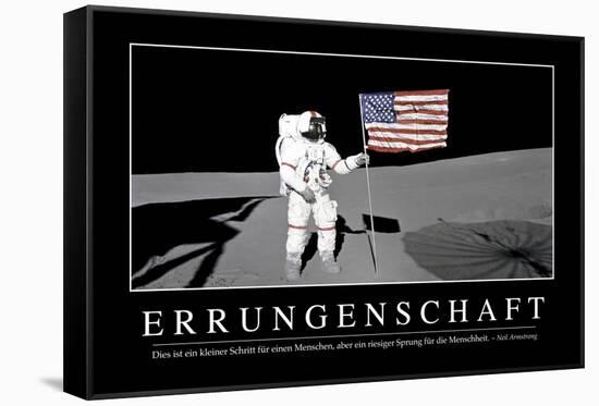 Errungenschaft:: Motivationsposter Mit Inspirierendem Zitat-null-Framed Stretched Canvas