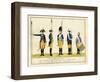 Erstes Regiment Garde, C.1784-J. H. Carl-Framed Giclee Print