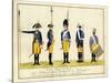 Erstes Regiment Garde, C.1784-J. H. Carl-Stretched Canvas