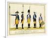 Erstes Regiment Garde, C.1784-J. H. Carl-Framed Giclee Print