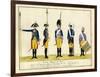 Erstes Regiment Garde, C.1784-J. H. Carl-Framed Giclee Print