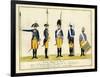 Erstes Regiment Garde, C.1784-J. H. Carl-Framed Giclee Print