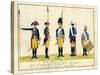 Erstes Regiment Garde, C.1784-J. H. Carl-Stretched Canvas