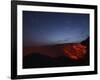 Erta Ale Morning Dawn Lavalake Reflection, Danakil Depression, Ethiopia-null-Framed Photographic Print