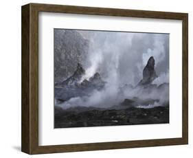 Erta Ale Steaming Hornitos, Danakil Depression, Ethiopia-null-Framed Photographic Print