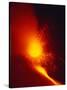Eruption and Lava Flow from the Monti Calcarazzi Fissure, Mt. Etna in 2001, Sicily, Italy-Robert Francis-Stretched Canvas