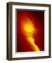 Eruption and Lava Flow from the Southern Flank of Mt. Etna in 2001, Italy-Robert Francis-Framed Photographic Print