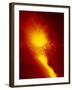 Eruption and Lava Flow from the Southern Flank of Mt. Etna in 2001, Italy-Robert Francis-Framed Photographic Print