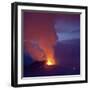 Eruption at Eyjafjallajokull glacier-null-Framed Photographic Print