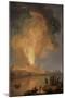 Eruption du V?ve-Pierre Jacques Volaire-Mounted Giclee Print