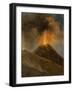 Eruption du Vésuve, la nuit-Achille Etna Michallon-Framed Giclee Print