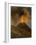 Eruption du Vésuve, la nuit-Achille Etna Michallon-Framed Giclee Print