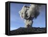 Eruption of Ash Cloud from Mount Bromo Volcano, Tengger Caldera, Java, Indonesia-Stocktrek Images-Framed Stretched Canvas