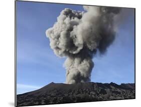 Eruption of Ash Cloud from Mount Bromo Volcano, Tengger Caldera, Java, Indonesia-Stocktrek Images-Mounted Photographic Print