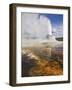 Eruption of Castle Geyser, Upper Geyser Basin, Yellowstone National Park, Wyoming, USA-Neale Clarke-Framed Photographic Print