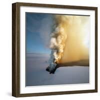 Eruption of Grimsfjall Volcano-null-Framed Photographic Print