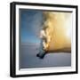 Eruption of Grimsfjall Volcano-null-Framed Photographic Print