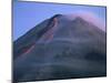 Eruption of Gunung Merapi, a Highly Active Volcano Near Yogyakarta, Java, Indonesia, Southeast Asia-Robert Francis-Mounted Photographic Print