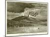 Eruption of Mauna Loa, Hawaii, Sandwich Islands-null-Mounted Giclee Print