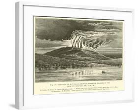 Eruption of Mauna Loa-null-Framed Giclee Print