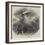 Eruption of Mount Hecla-null-Framed Giclee Print