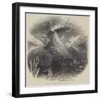 Eruption of Mount Hecla-null-Framed Giclee Print