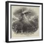 Eruption of Mount Hecla-null-Framed Giclee Print