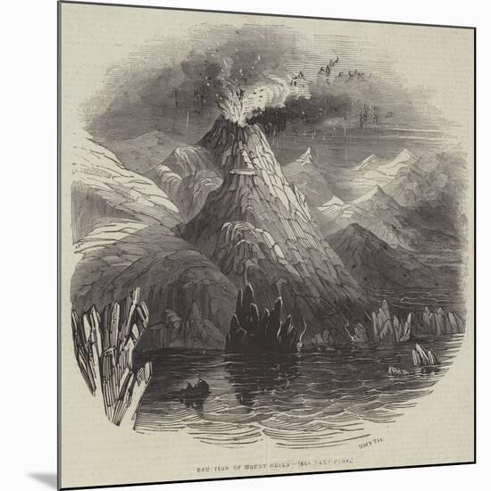 Eruption of Mount Hecla-null-Mounted Giclee Print