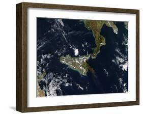 Eruption of Mt. Etna in Sicily, November 24, 2006-Stocktrek Images-Framed Photographic Print